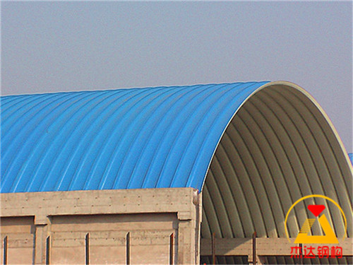 車庫鋼結構拱形屋頂