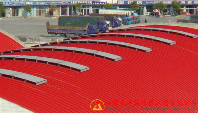 什么是無梁金屬拱形屋面?