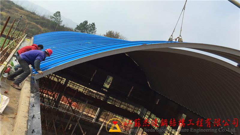 江西九江湖口糧庫(kù)拱形屋面