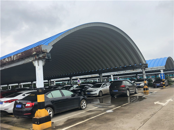江西上饒車庫無梁拱形屋頂案例