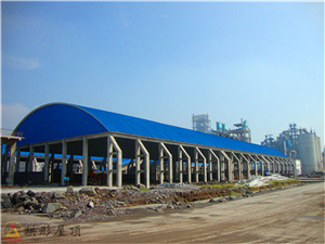 三門峽煤棚無(wú)梁拱形屋頂工程