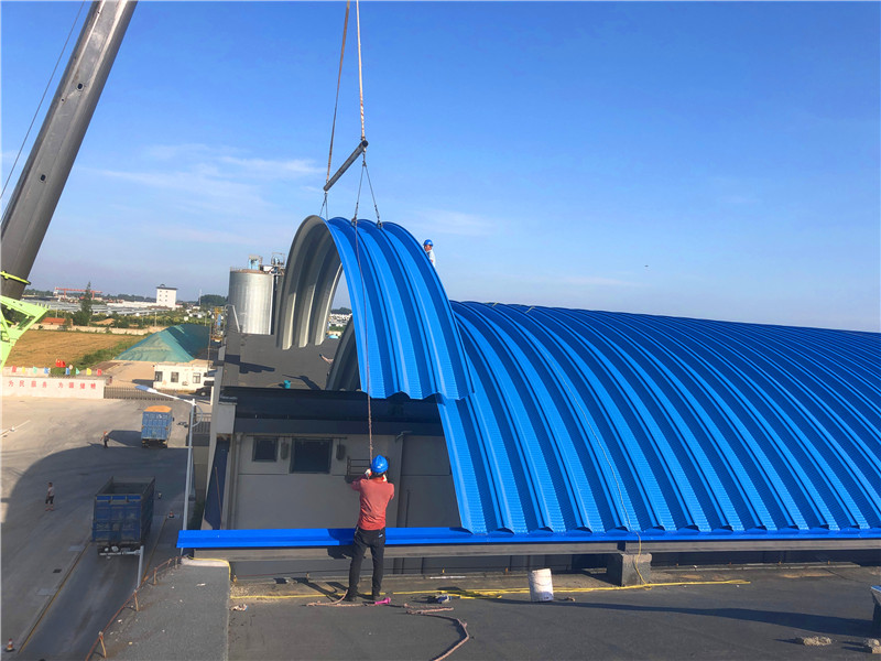 拱形屋面的板長計算